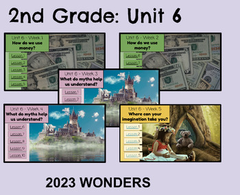 Preview of Unit 6; 2023 Wonders; Grade 2