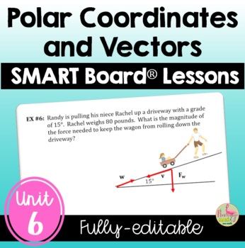 Preview of Polar Coordinates and Vectors SMART Board® Lessons (Unit 6)