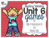 Unit 6 Games for Reading Wonders Grade 1