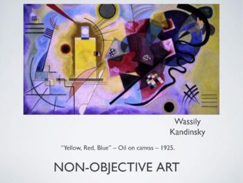 Preview of Unit 6: Non-Objective/Abstract Expressionism Presentation