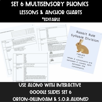 Preview of Unit 6: Structured Phonics Lessons-Grades 2-3: rabbit syl., soft g/c, posters+