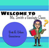 Unit 6 Urban Geoscience