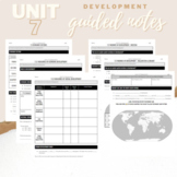 Unit 7: Development Student Guided Notes - AP Human Geography