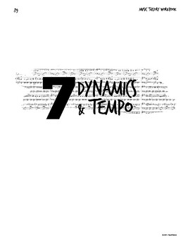 Preview of Unit 7 - Dynamics and Tempo