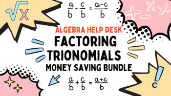 Preview of Unit 7: Polynomial Expressions & Factoring | Trionimals w/ Speical Cases Bundle