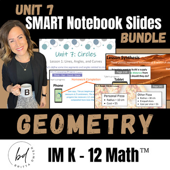 Preview of Unit 7 SMART Slides | Geometry | IM K-12 Math