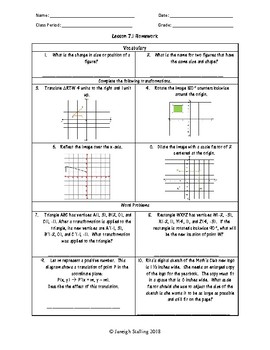 Unit 7 Test Geometry Answers / Answers te study grche i tabeqmean the a.