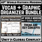 Unit 7 Vocab and Graphic Organizer Bundle for use with AP®
