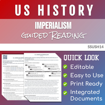 Preview of Unit 8 - American Imperialism Reading - SSUSH14