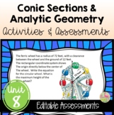 Analytic Geometry Activities and Assessments (PreCalculus 