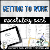 Unit 8 Getting To Work - Vocabulary Pack