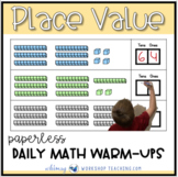 Place Value Unit 8 First Grade Math Lessons Paperless and 