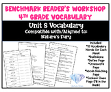 Unit 8 Vocabulary | Benchmark Reader's Workshop | 4th Grade