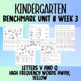 Unit 8 Week 3 Kindergarten Benchmark Phonics Supplement