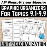 Unit 9 Graphic Organizer Activities for use with AP® World