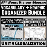 Unit 9 Vocab and Graphic Organizer Bundle for use with AP®