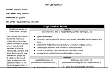 Preview of Unit: American National and Cultural Identity