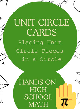 Preview of Unit Circle Card Sort