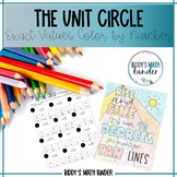 Unit Circle Exact Values Coloring Activity