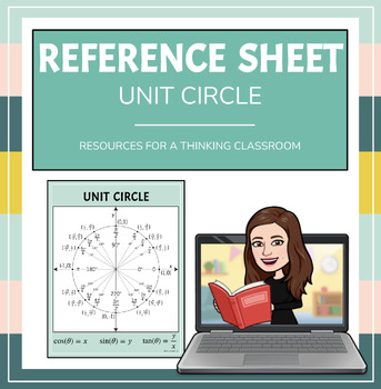 Preview of Unit Circle Reference Sheet