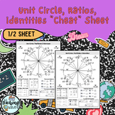 Unit Circle, Trig Ratios, and Identities Cheat Sheet