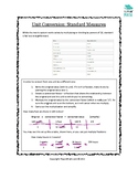 Unit Conversions -- Standard Measurements (M4P.E15)