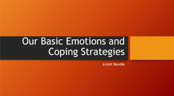 Preview of Unit: Emotions and Coping Strategies