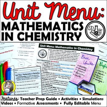 Preview of Unit Menu: Mathematics in Chemistry