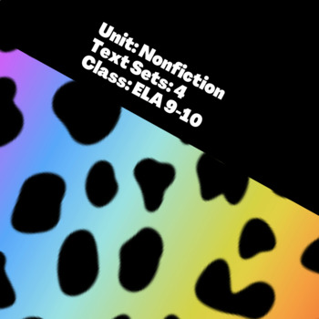 Preview of Unit: Nonfiction- 5 Bundles- [CCSS.ELA.9-10] (EDITABLE)