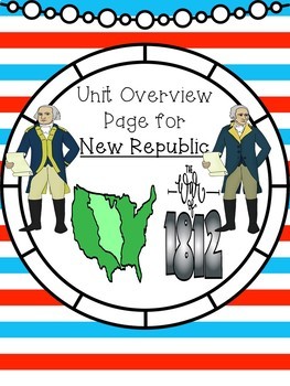Preview of Unit Overview Page-New Republic (1789-1824)