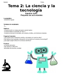Unit Packet - AP Spanish - Ciencia y tecnologia - Science 