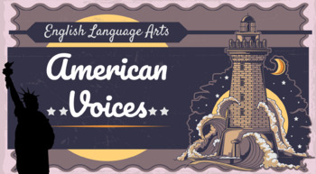 Preview of Unit Plan: American Voices (Corresponding Slides, Activities, Vocab, Assessment)