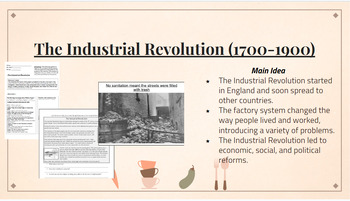 Preview of Unit Plan: The Industrial Revolution (World History)