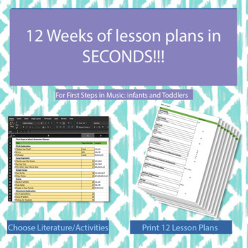 Preview of Unit Planner for First Steps in Music - Infants and Toddlers - My First Year