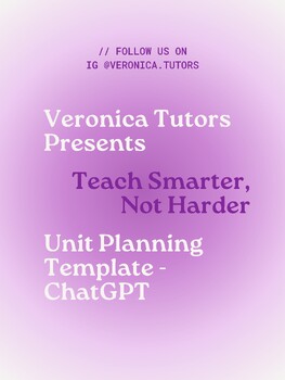 Preview of Unit Planning Template ChatGPT