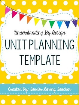 Preview of Unit Planning Template - Understanding by Design (Fully Editable)