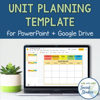 Preview of Unit Plan Templates for Google Drive + Powerpoint | Unit Planning