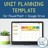 Unit Plan Templates for Google Drive + Powerpoint | Unit Planning
