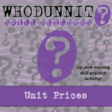 Unit Prices Whodunnit Activity - Printable & Digital Game Options
