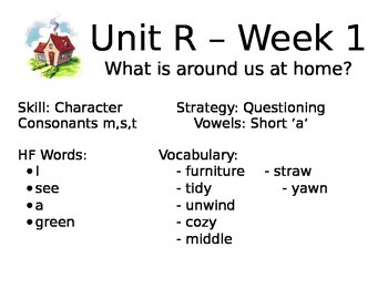 Preview of Unit R Scott Foresman Reading Street Focus Wall - 1st / First Grade