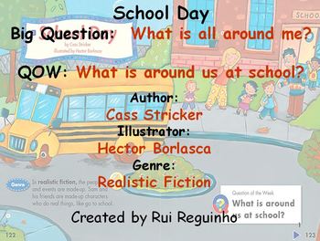 Preview of Unit R Week 5 - School Day - Lesson (Versions 2013, 2011, and 2008)