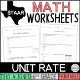 Unit Rate Lesson and Worksheets | Print and Digital