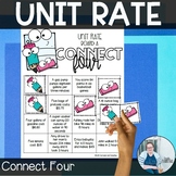 Unit Rate Connect Four TEKS 6.4b CCSS 6.RP.2 Math Game Mat