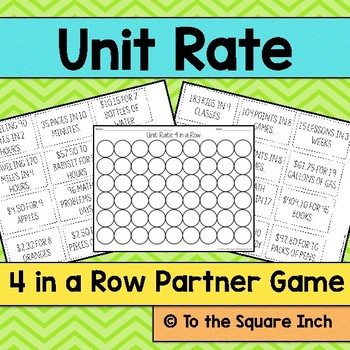 Preview of Unit Rate Game