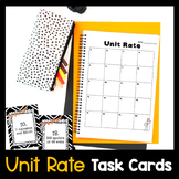 Unit Rate {Halloween Math Task Cards & Recording Sheet}