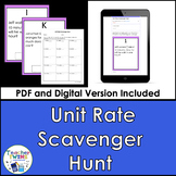 Unit Rate with Fractions and Decimals Digital and Printabl