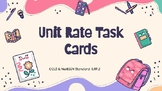Unit Rate Task Cards