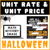 Unit Rate & Unit Price | Halloween | Math Mystery Picture 