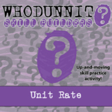 Unit Rate Whodunnit Activity - Printable & Digital Game Options