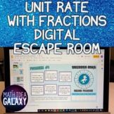 Unit Rate with Fractions Digital Activity (Escape Room)